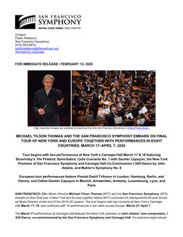 Michael Tilson Thomas and the San Francisco