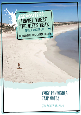 1. Eyre Peninsula-Trip Notes