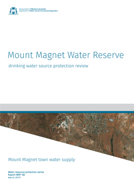 Mount Magnet Water Reserve Drinking Water Source Protection Review