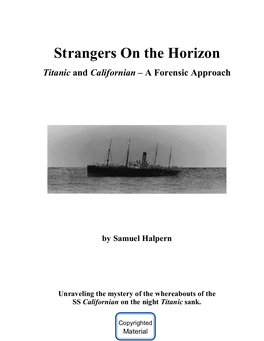 Strangers on the Horizon