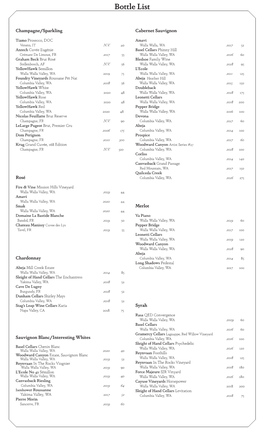 Wine List Sept 15