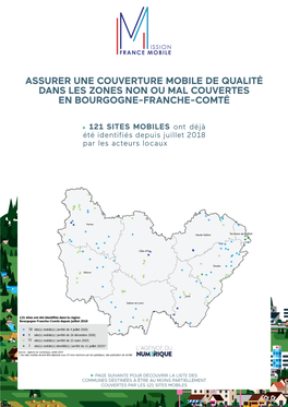 Liste Des 121Sites Mobiles En Bourgogne-Franche-Comté