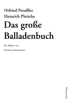 Das Große Balladenbuch