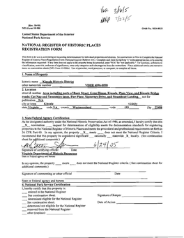 National Register of Historic Places Registration Form