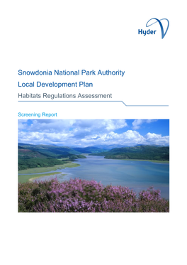Habitats Regulations Assessment (HRA)