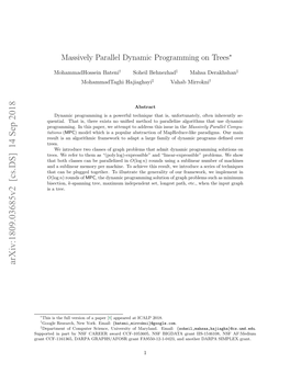 Massively Parallel Dynamic Programming on Trees∗