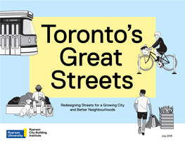 Redesigning Streets for a Growing City and Better Neighbourhoods