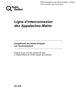 Ligne D'interconnexion Des Appalaches-Maine