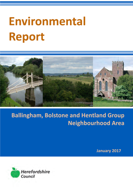 Ballingham, Bolstone and Hentland Group Neighbourhood Area