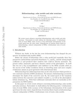 Helioseismology, Solar Models and Solar Neutrinos