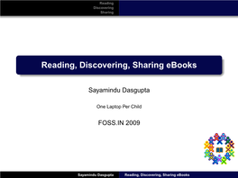 Reading, Discovering, Sharing Ebooks