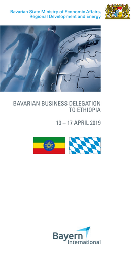 Bavarian Business Delegation to Ethiopia 13 – 17 April 2019