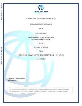 World Bank Document