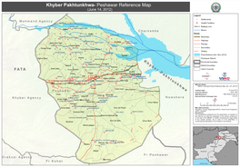 Khyber Pakhtunkhwa- Peshawar Reference Map (June 14, 2012)