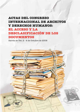 Actas Del Congreso Internacional De Archivos Y Derechos Humanos