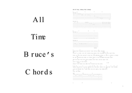 Time Bruce's Chords
