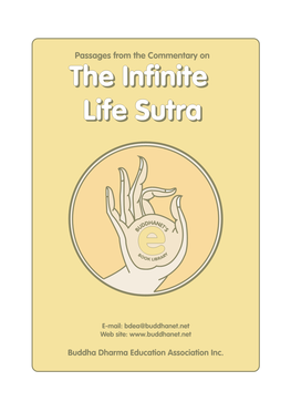 Passages from the Commentary on Thethe Infiniteinfinite Lifelife Sutrasutra