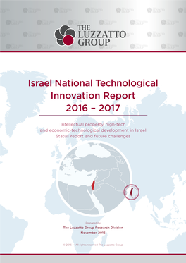 Israel National Technological Innovation Report 2016 – 2017