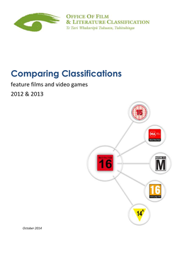 Comparing Classifications Feature Films and Video Games