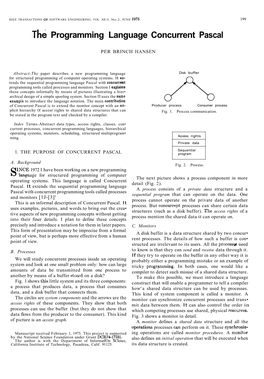 The Programming Language Concurrent Pascal