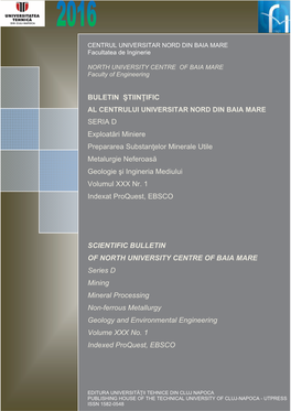 Universitatea De Nord Din Baia Mare