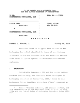 Unless Otherwise Indicated, All Chapter, Section, and Rule References Are to the Bankruptcy Code, 11 U.S.C