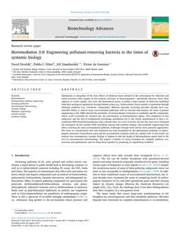 Bioremediation 3.0: Engineering Pollutant-Removing Bacteria in the Times of MARK Systemic Biology