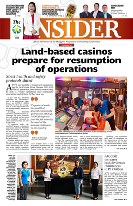 Land-Based Casinos Prepare for Resumption of Operations