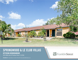 Springwood & Le Club Villas