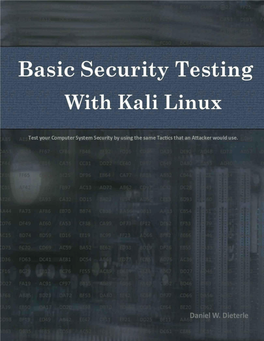 Basic Security Testing with Kali Linux 2