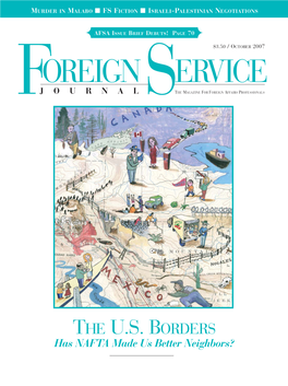 The Foreign Service Journal, October 2007