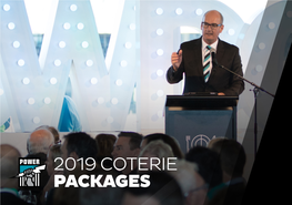 2019 Coterie Packages