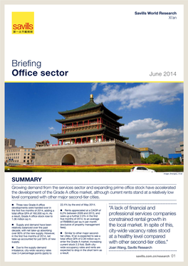 Xi'an Office Sector June 2014