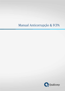 Manual Anticorrupção & FCPA