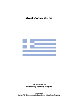 Greek Culture Profile