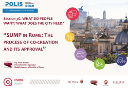 Rome's Sustainable Urban Mobility Plan