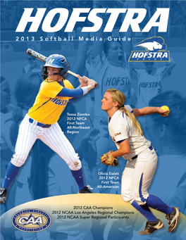 2013 Softball Media Guide