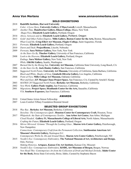 Resume for Website