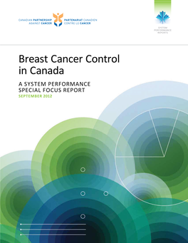 Breast Cancer Control in Canada