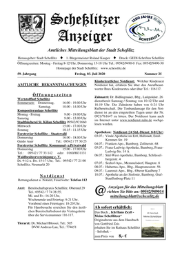 Mitteilungsblatt Blatt 2