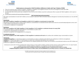 SGLT2) Inhibitors (Gliflozins) in Adults with Type 2 Diabetes (T2DM