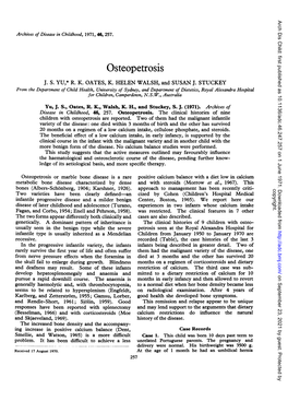 Osteopetrosis J