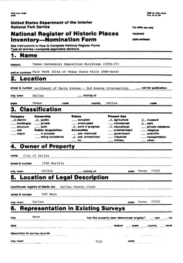 National Register of Historic Places Inventory Nomination Form 1