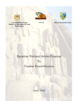Egyptian National Action Program to Combat Desertification