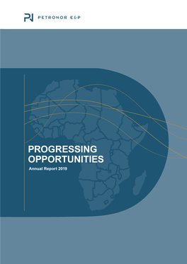 PROGRESSING OPPORTUNITIES Annual Report 2019 SUSTAINABLE RESOURCE DEVELOPMENT