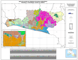 Mapa De Valores De Terrenos Por Zonas Homogéneas Provincia 6