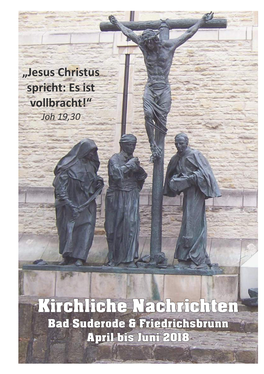 „Jesus Christus Spricht: Es Ist Vollbracht!“ Joh 19,30