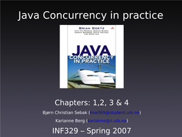 Java Concurrency in Practice