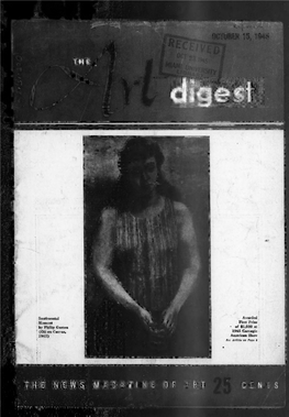 The Art Digest 1945-10-15: Vol 20 Iss 2