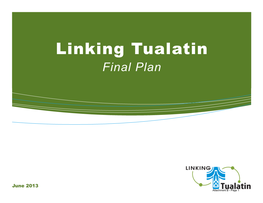Linking Tualatin Final Plan